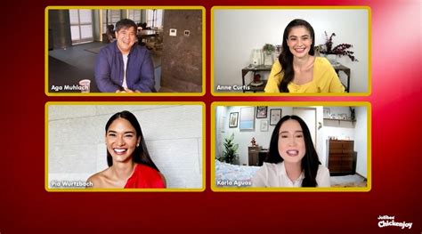 Aga Muhlach, Anne Curtis, and Pia Wurtzbach talk .